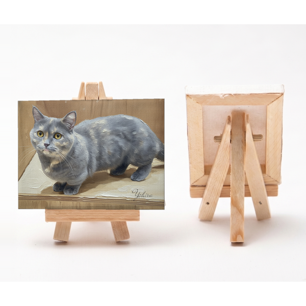 ヨヒラ 小さな絵画風キャンバスボード