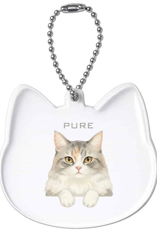 ピュア 猫型アクリルホルダー