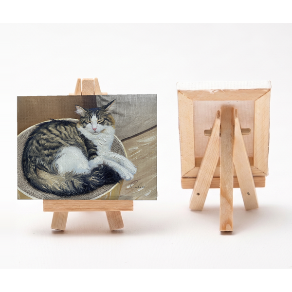 カラン 小さな絵画風キャンバスボード