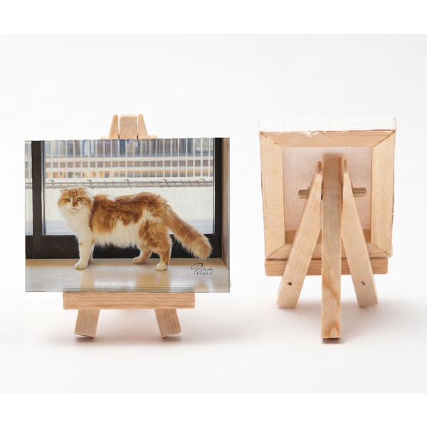 ポテト 小さな絵画風キャンバスボード
