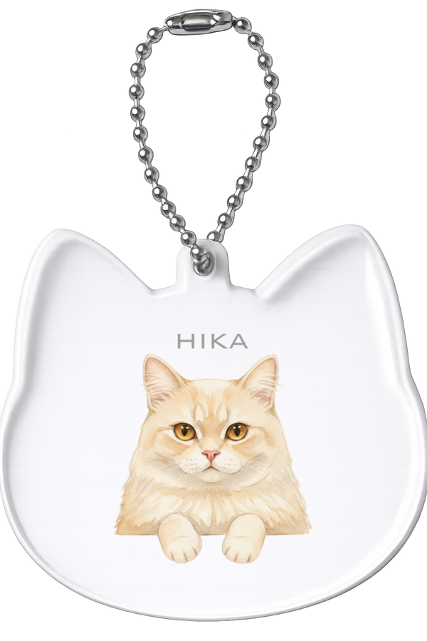 ヒカ 猫型アクリルホルダー