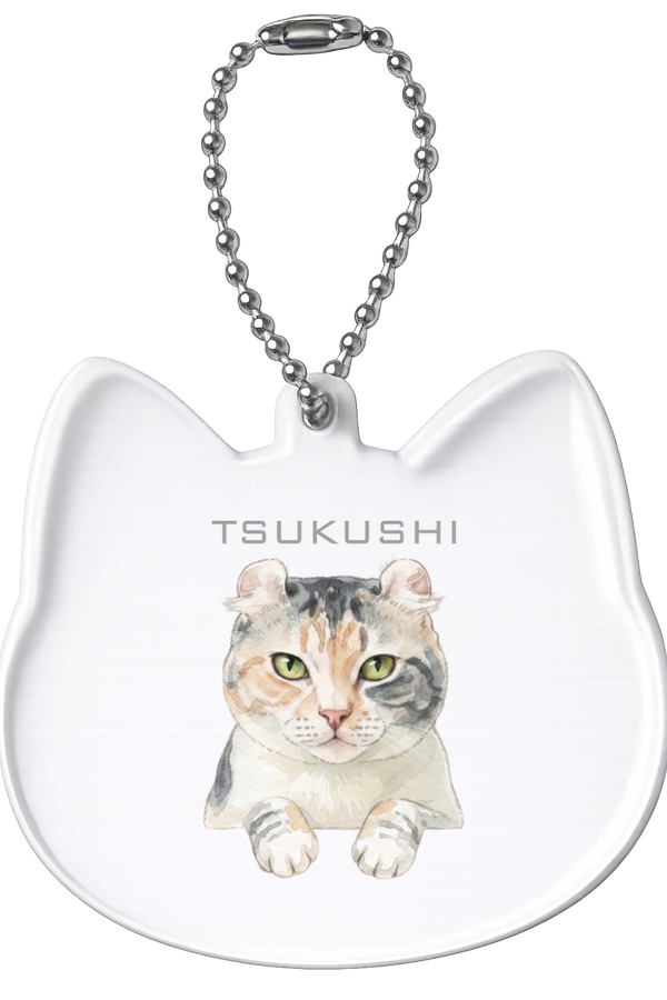 ツクシ 猫型アクリルホルダー