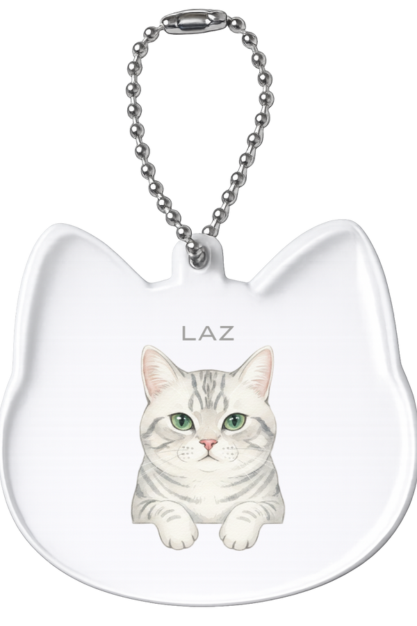 ラズ 猫型アクリルホルダー