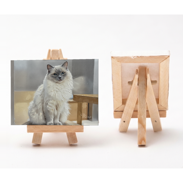 メノ 小さな絵画風キャンバスボード