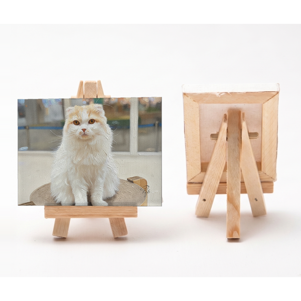 ポップ 小さな絵画風キャンバスボード