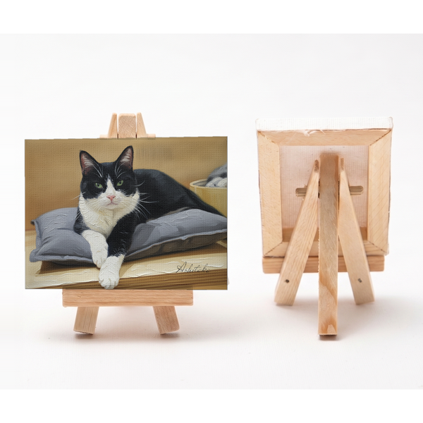 アシタカ 小さな絵画風キャンバスボード