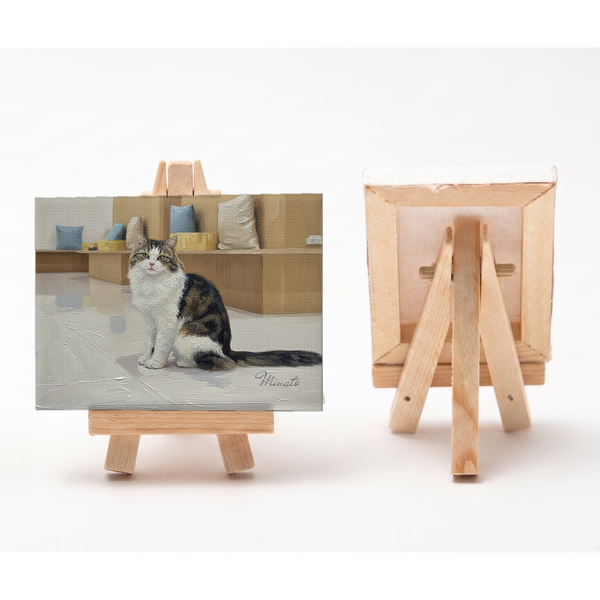 湊 小さな絵画風キャンバスボード