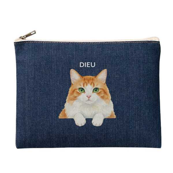 デュー デニムポーチ（M）