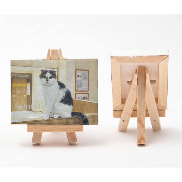 ユウ 小さな絵画風キャンバスボード