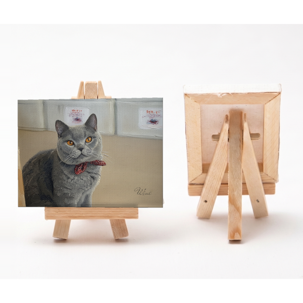 ワイン 小さな絵画風キャンバスボード
