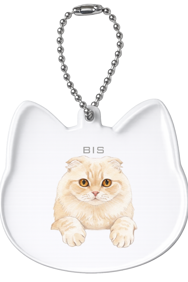 ビス 猫型アクリルホルダー