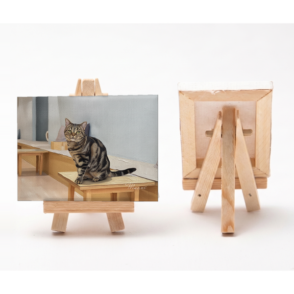 マンネ 小さな絵画風キャンバスボード