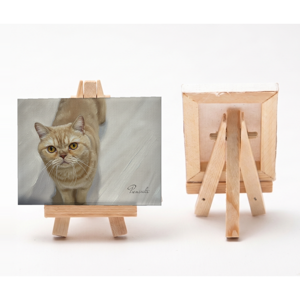 ぷんすけ 小さな絵画風キャンバスボード
