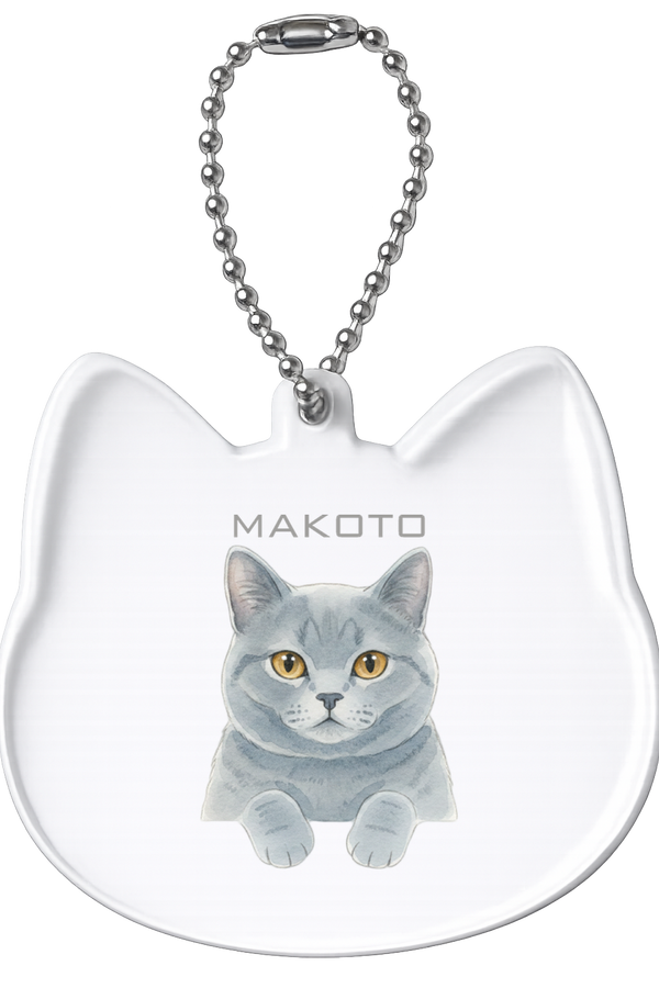 諒 猫型アクリルホルダー