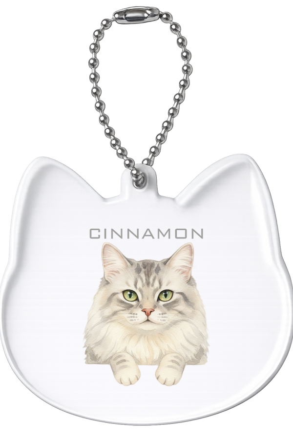 シナモン 猫型アクリルホルダー