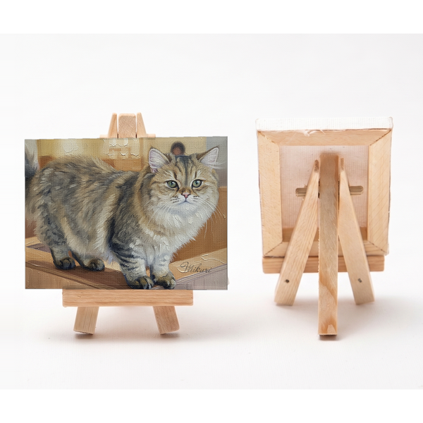 ミクリ 小さな絵画風キャンバスボード