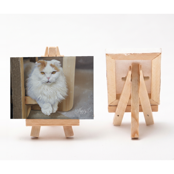 ホッピー 小さな絵画風キャンバスボード
