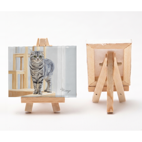 美鈴 小さな絵画風キャンバスボード