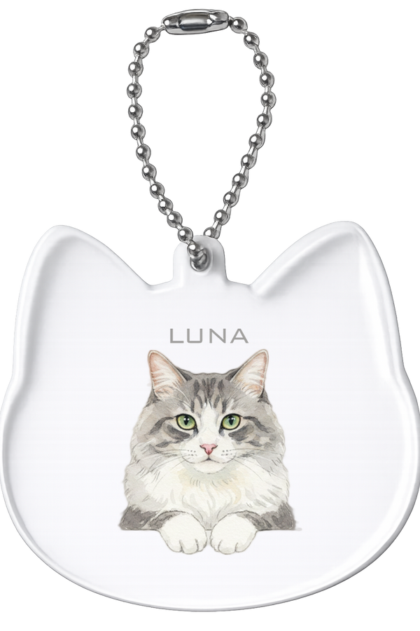 ルーナ 猫型アクリルホルダー