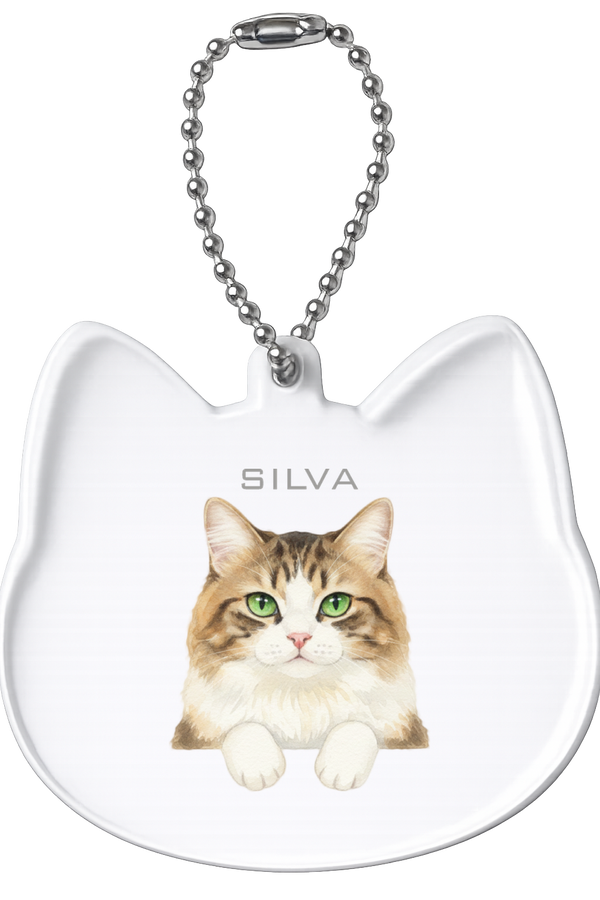 シルヴァ 猫型アクリルホルダー