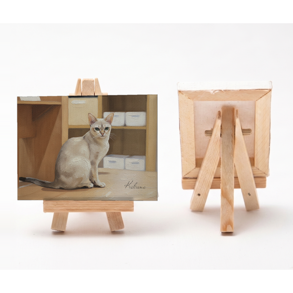 くくな 小さな絵画風キャンバスボード