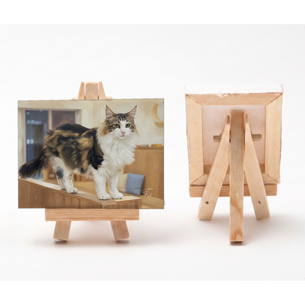 フィオ 小さな絵画風キャンバスボード