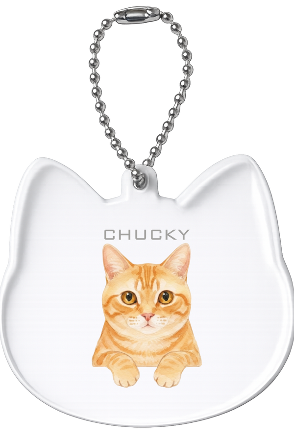 チャッキー 猫型アクリルホルダー
