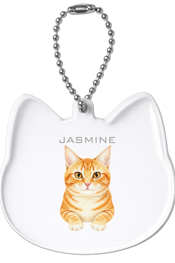ジャスミン 猫型アクリルホルダー