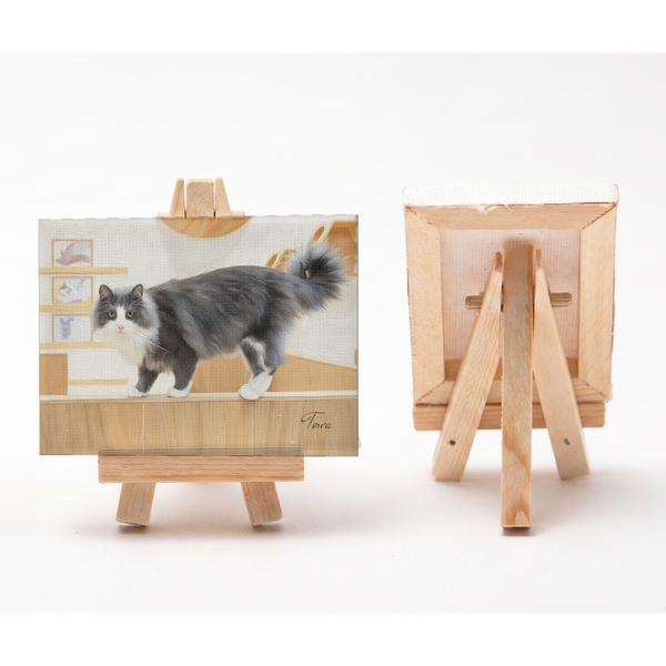 とわ 小さな絵画風キャンバスボード