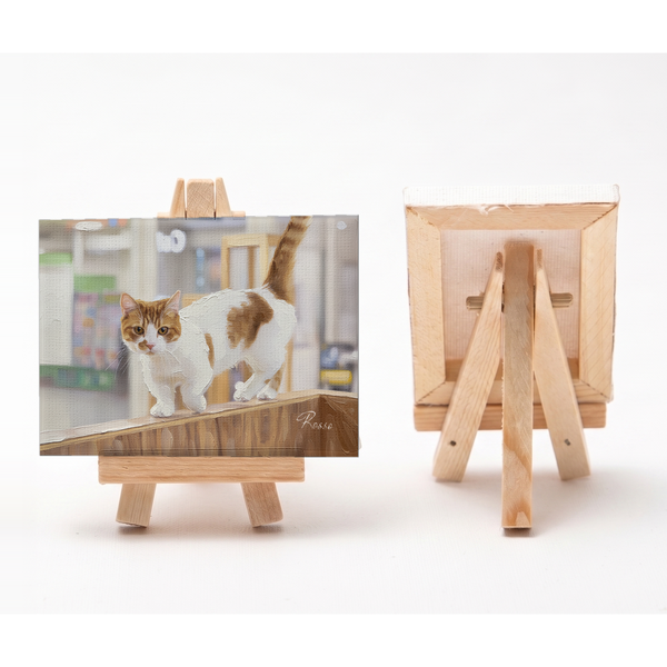 ロッソ 小さな絵画風キャンバスボード