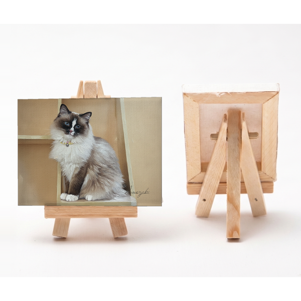 甘酒 小さな絵画風キャンバスボード