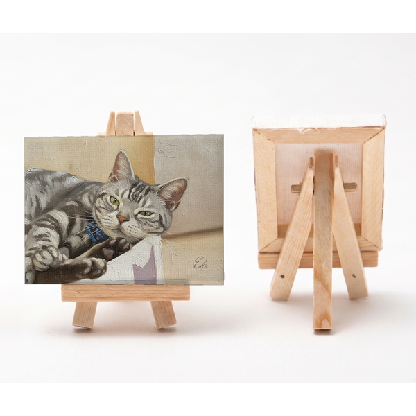 エド 小さな絵画風キャンバスボード