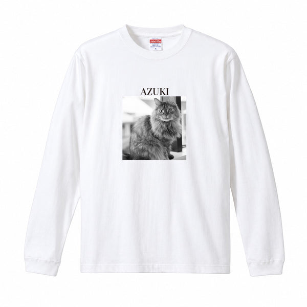 アズキ コットンロングTシャツ