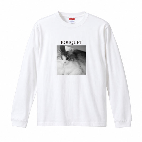 ブーケ コットンロングTシャツ