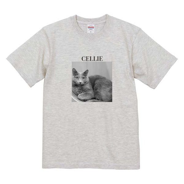 セリィ モノクロ写真コットンTシャツ