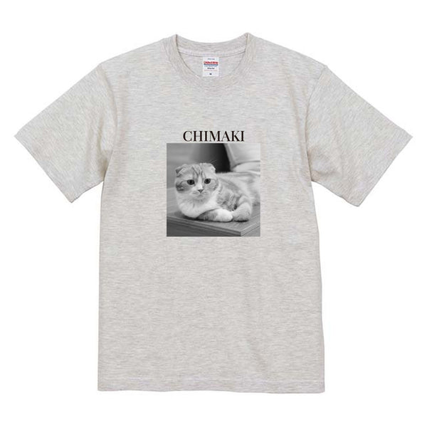ちまき モノクロ写真コットンTシャツ