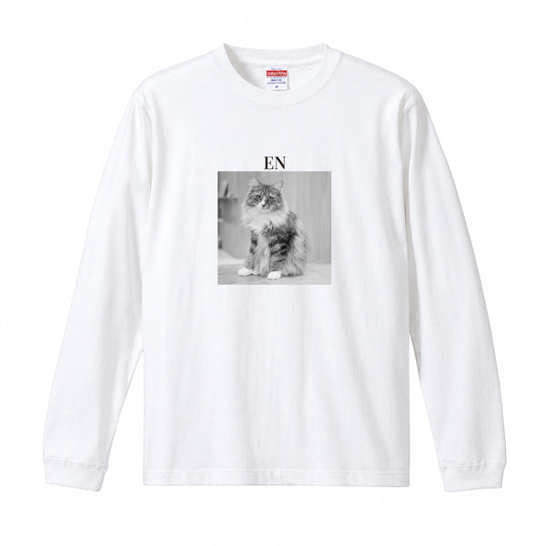 エン コットンロングTシャツ
