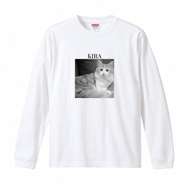 キラ コットンロングTシャツ