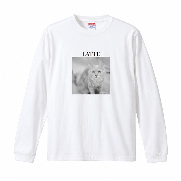 ラテ コットンロングTシャツ