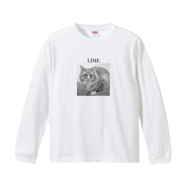 ライム コットンロングTシャツ