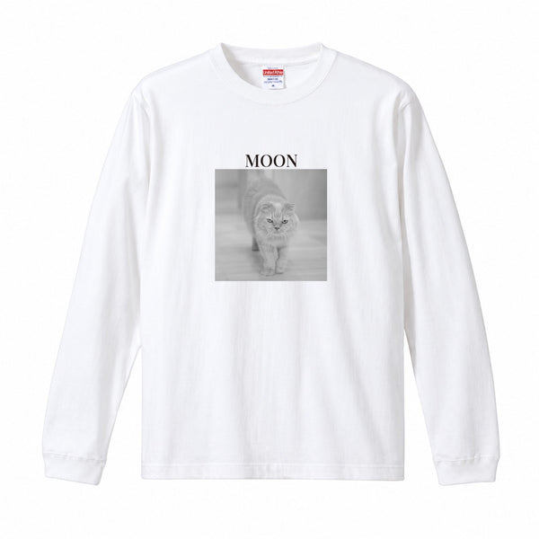 ムーン コットンロングTシャツ