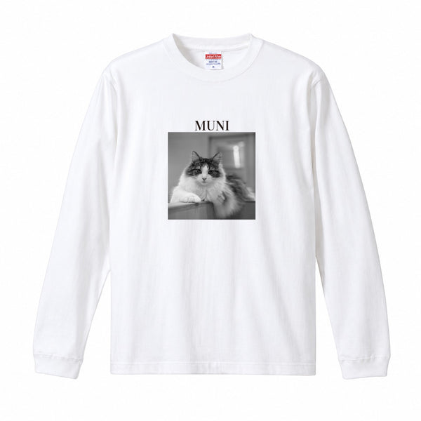 ムニ コットンロングTシャツ