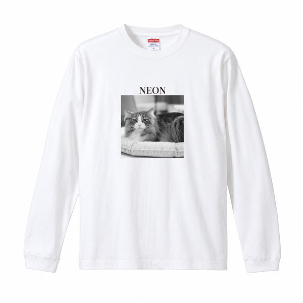 ネオン コットンロングTシャツ