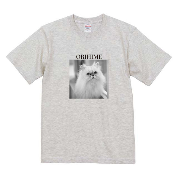 おりひめ モノクロ写真コットンTシャツ
