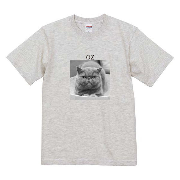 オズ モノクロ写真コットンTシャツ