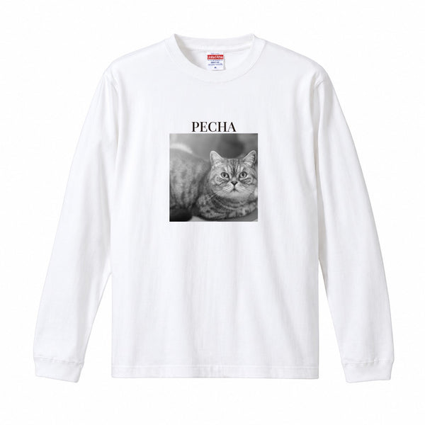 ペチャ コットンロングTシャツ