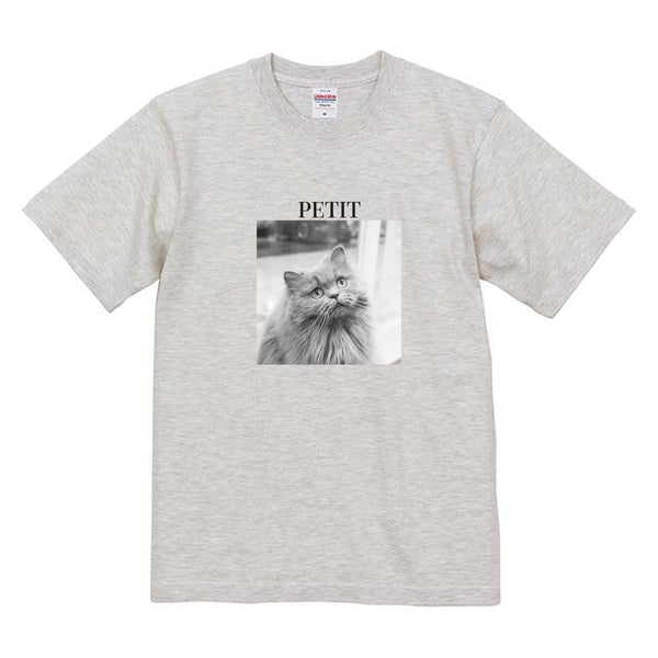 プティ モノクロ写真コットンTシャツ
