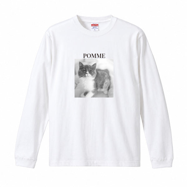 ポム コットンロングTシャツ