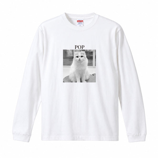 ポップ コットンロングTシャツ