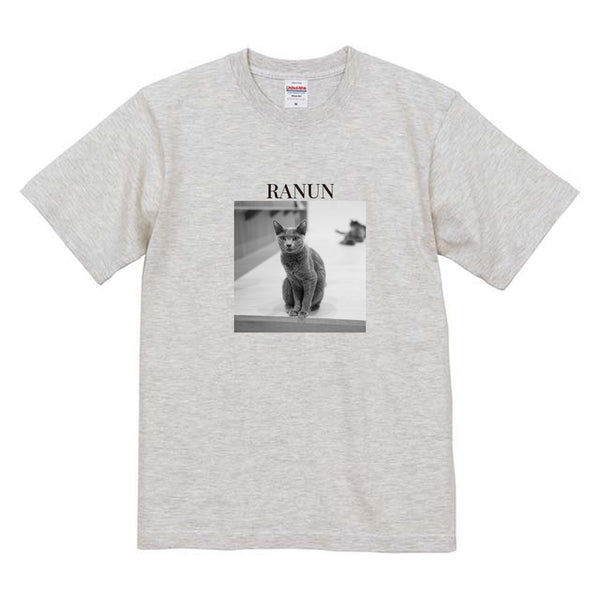 ラナン モノクロ写真コットンTシャツ
